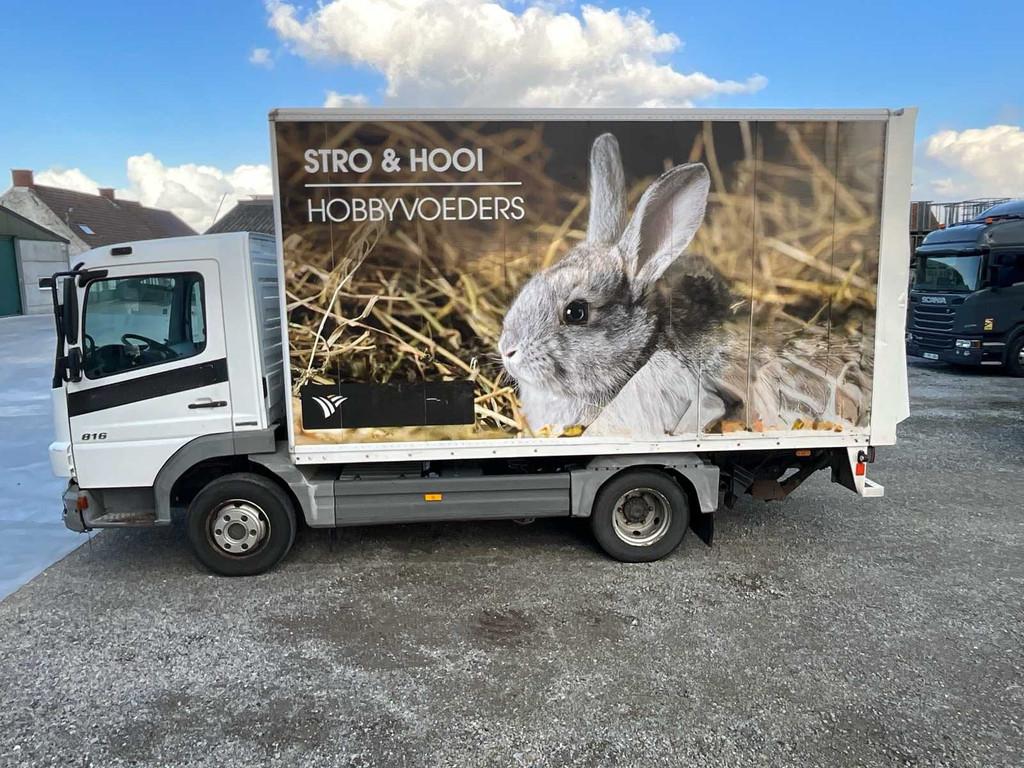 2007 Mercedes-Benz Atego 816 (Kort Chassis) Vrachtwagen, Auto's, Vrachtwagens, Overige brandstoffen, Mercedes-Benz, Bedrijf, Euro 4