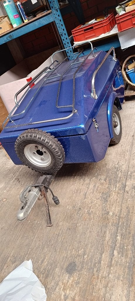 aanhangwagen voor motor, Auto diversen, Aanhangers en Bagagewagens, Ophalen, Zo goed als nieuw