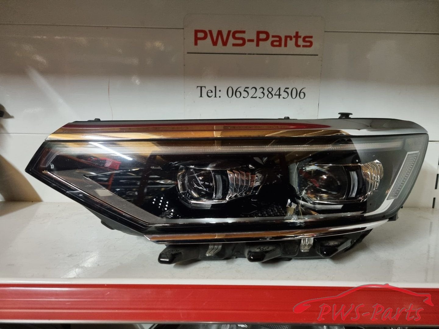 VOLKSWAGEN PASSAT B8 3G FACELIFT VOL KOPLAMP LINKS ORIGINEEL, Gebruikt, -, Volkswagen, -