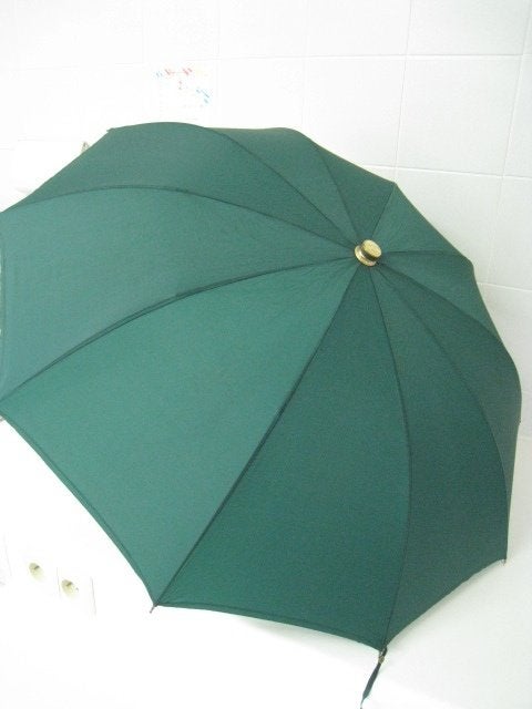 Kobold vouw paraplu, Duits, 1960s, plooibaar, nieuw, perfekt, Ophalen, Groen