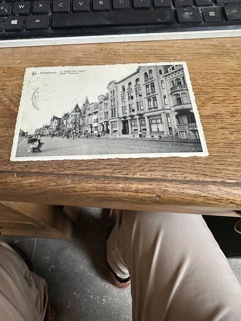 postkaart Middelkerke Zeedijk (westkant), Verzamelen, Ophalen of Verzenden, 1940 tot 1960, Gelopen, West-Vlaanderen