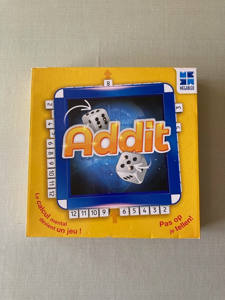 Addit, Trois ou quatre joueurs, Enlèvement ou Envoi, Comme neuf, Megableu