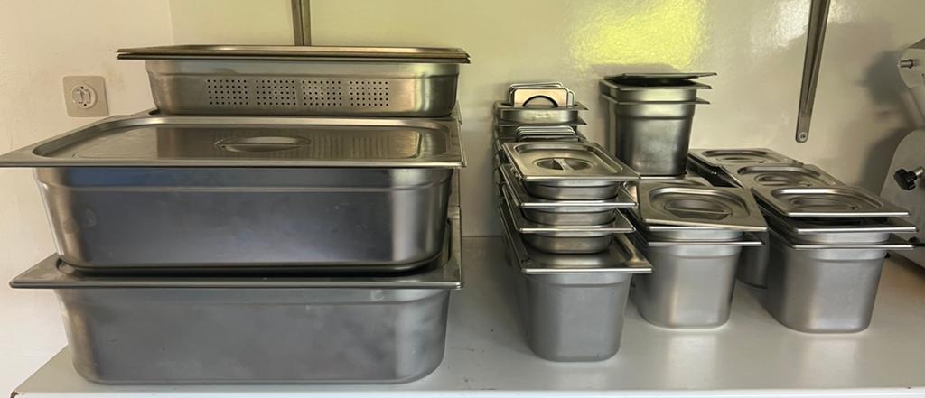 Assortiment gastro norm / GN-bakken, Ophalen, Gebruikt, Inox Meubilair