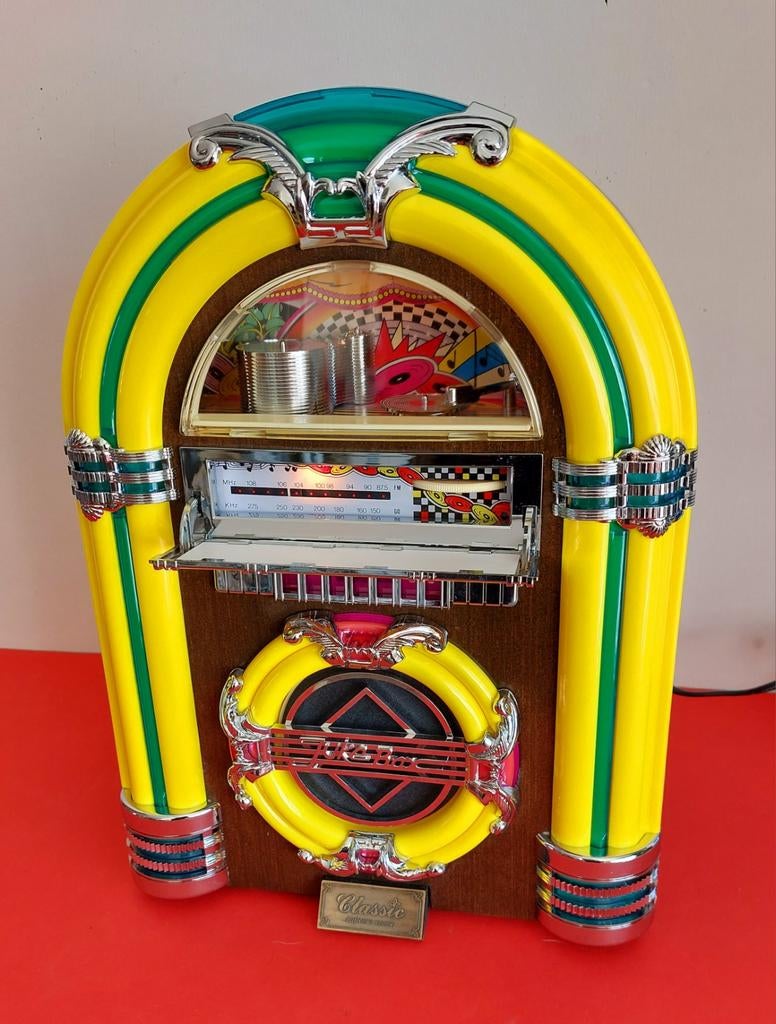 Juke-box classic radio lecteur cassette audio, Enlèvement ou Envoi, Neuf, Radio