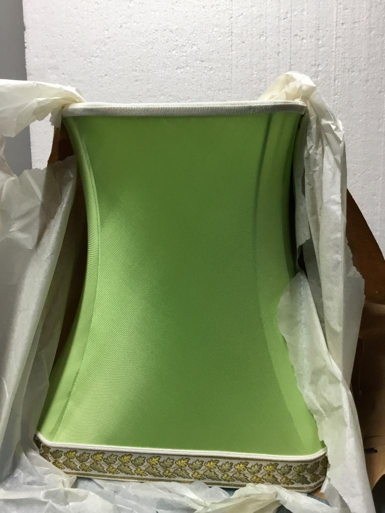 Vintage lampenkap, Enlèvement, Vert, Jaren 70