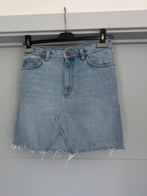 Jeans rok 158 - 164, Ophalen of Verzenden, Zo goed als nieuw, Meisje, Jurk of Rok