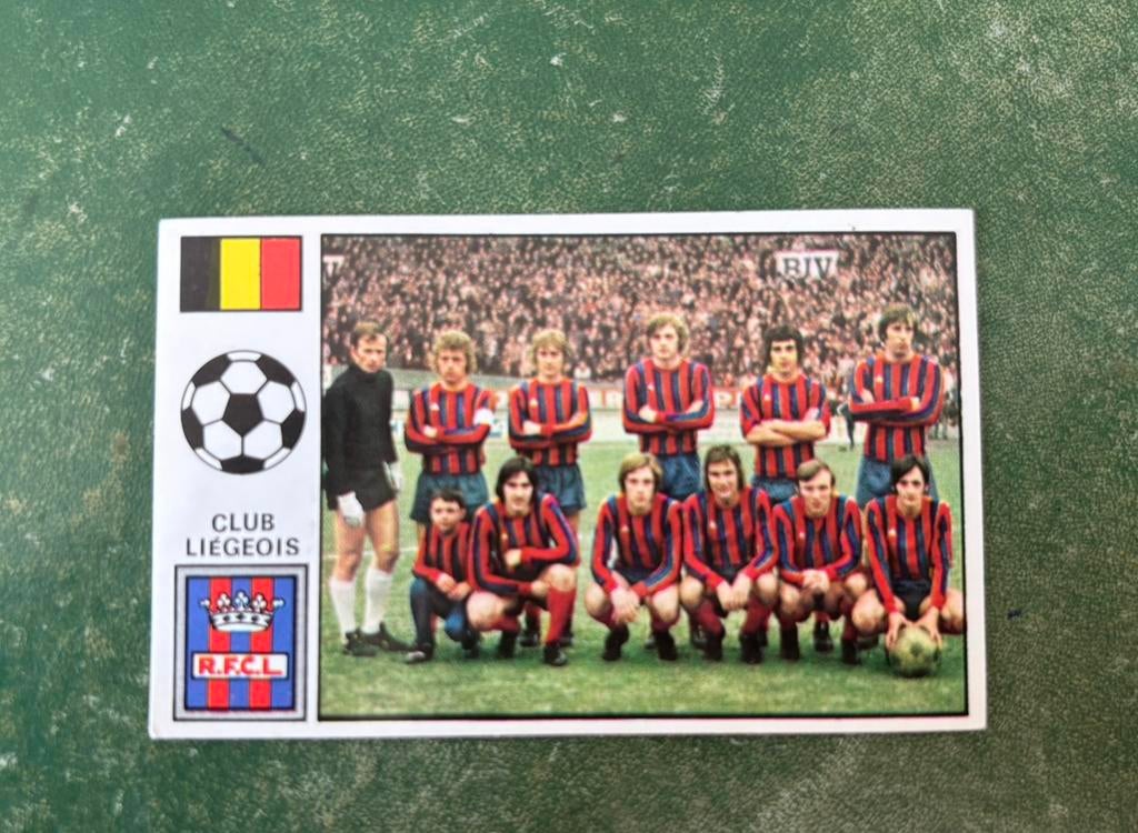 Panini plaatje team Club Luik Football 72-73, Verzamelen, Verzenden, Zo goed als nieuw
