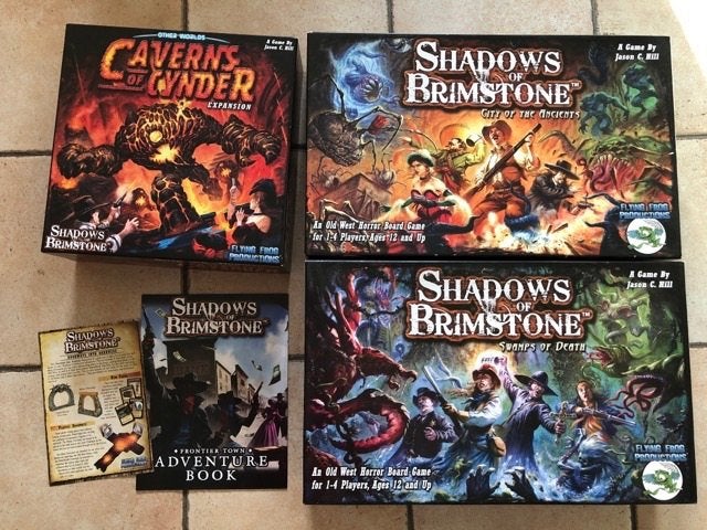 SHADOWS OF BRIMSTONE + GROS LOT D'EXTENSIONS - super jeu, Enlèvement ou Envoi