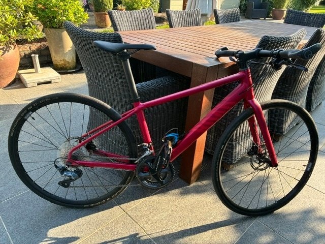 Damesracefiets Canyon XS fel bordeaux, Fietsen en Brommers, Minder dan 10 versnellingen, Gebruikt, 26 inch, 50 tot 53 cm
