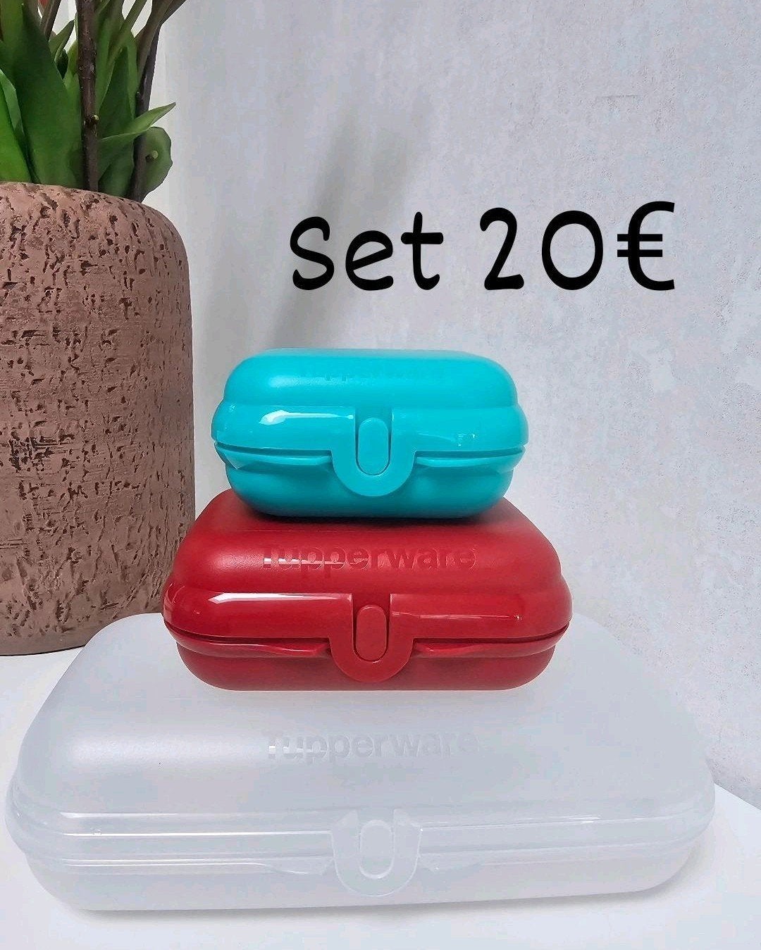 Tupperware eco lunchset trio, Ophalen of Verzenden, Nieuw
