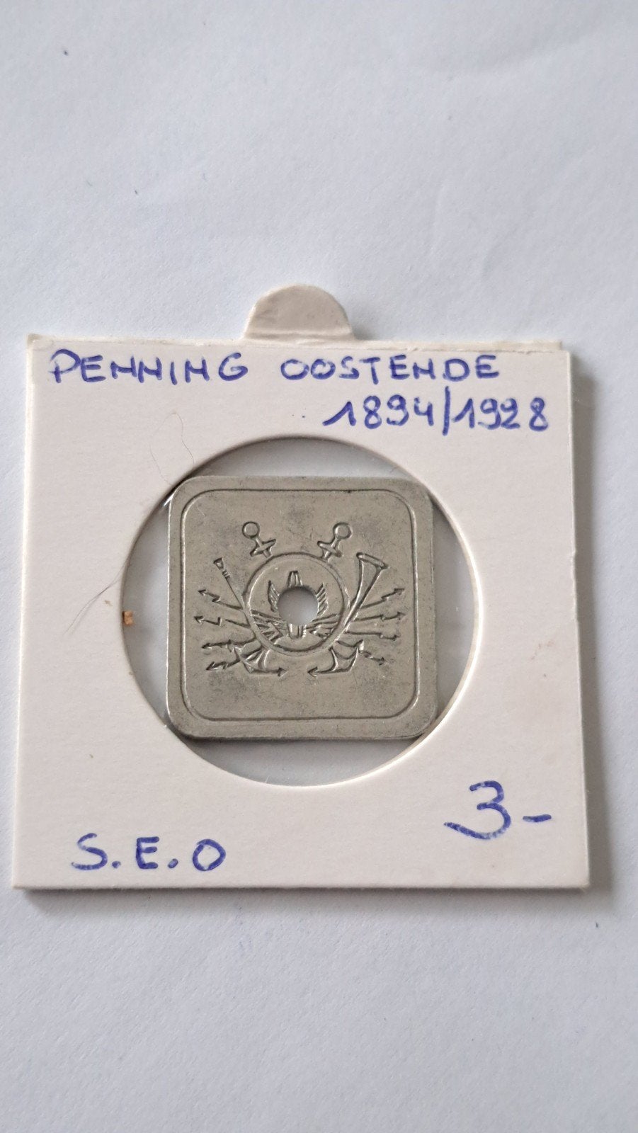 Médaille de la Belgique à Ostende 1894/28, Enlèvement ou Envoi
