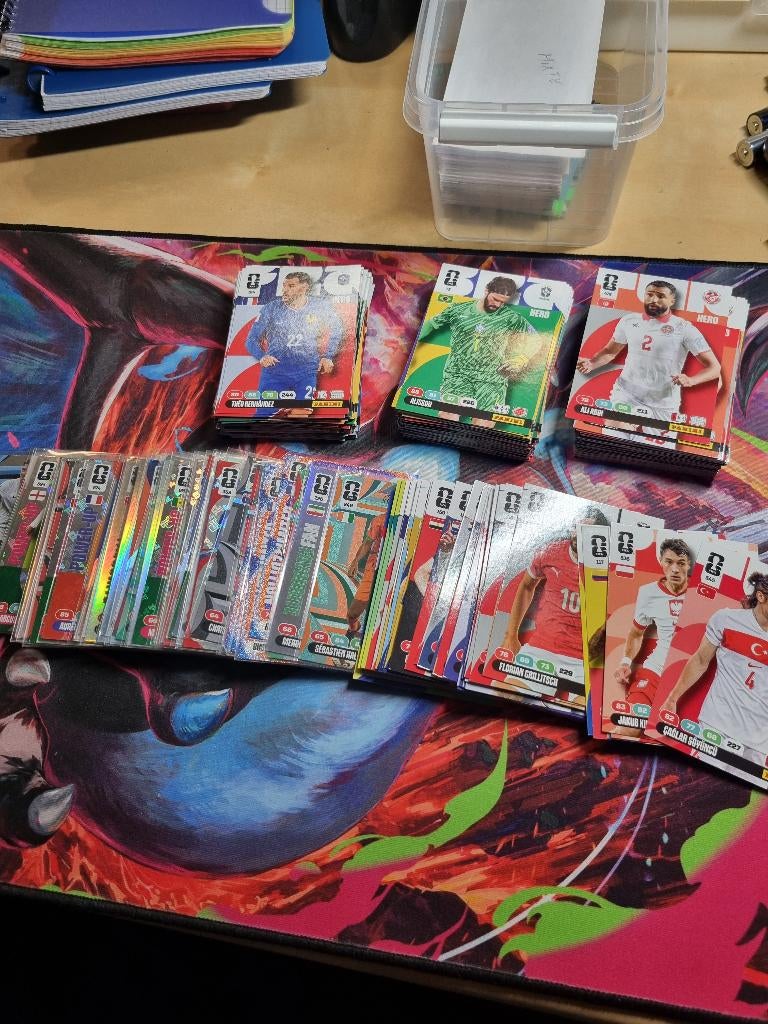 Panini / Topps voetbal kaarten en stickers, Ophalen of Verzenden, Zo goed als nieuw, Meerdere stickers