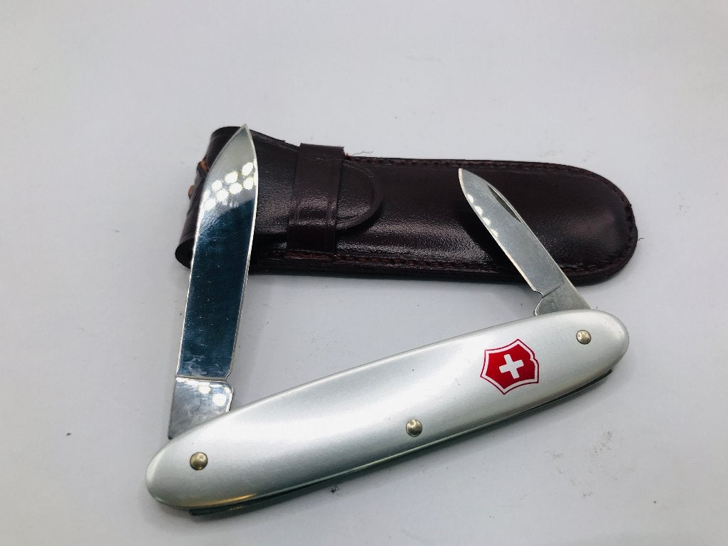 Smooth Alox Victorinox Secretary/Buddy Silver Swiss Army, Caravans en Kamperen, Ophalen of Verzenden, Zo goed als nieuw