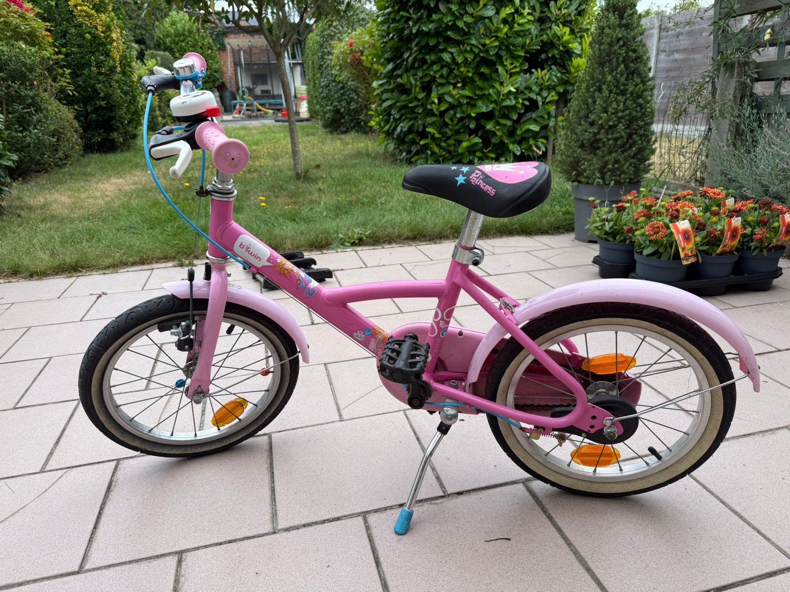 B’Twin kinderfiets, Ophalen, Gebruikt
