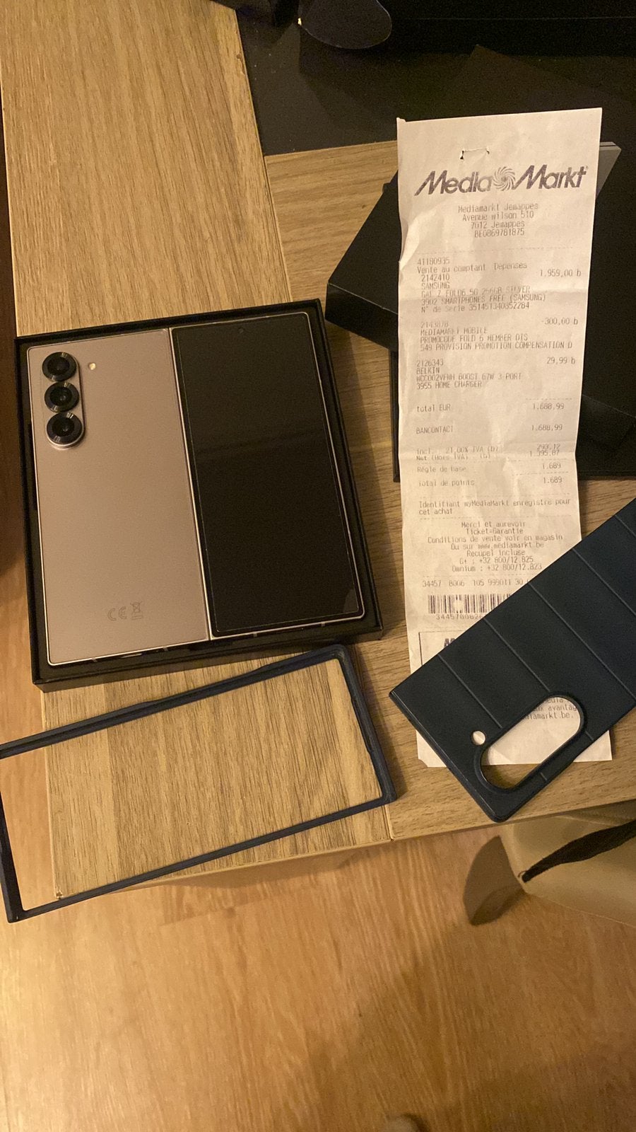 Samsung Z fold 6 256 giga, Enlèvement, Comme neuf, Noir
