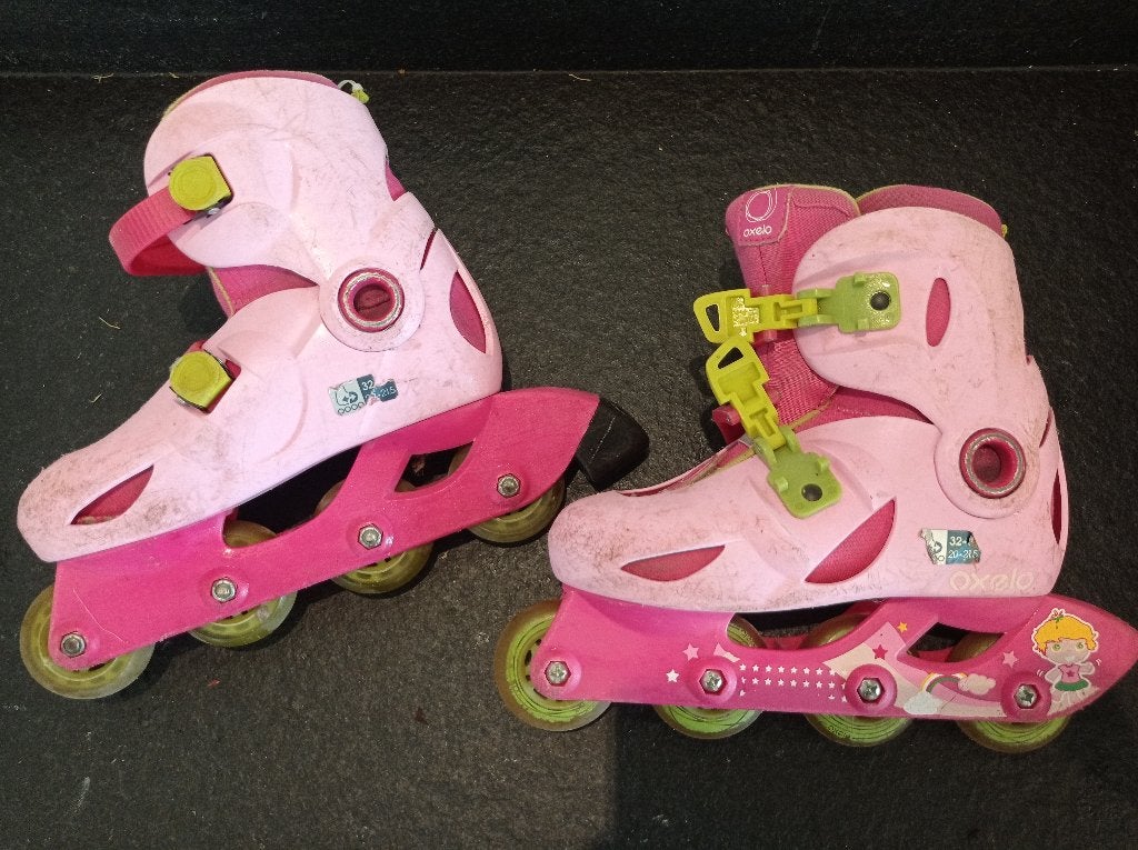 Roller enfant ajustable taille 32 à 34, Autres marques, Rollers 4 roues en ligne, Réglable, Enlèvement