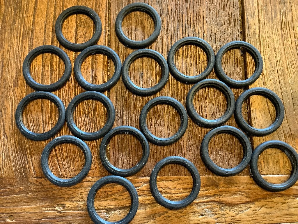LEGO Tire Technic Wedge Belt Wheels 18 st / 480-7, Gebruikt, Lego, Ophalen of Verzenden, Technic