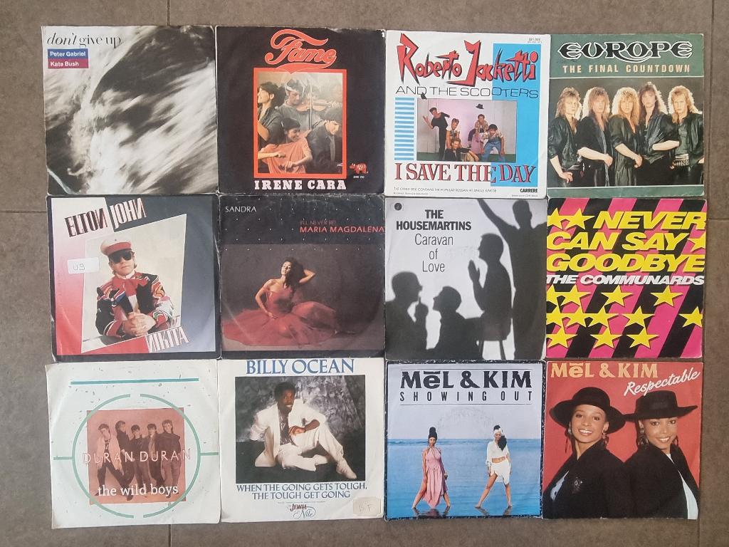 Diverse singles popmuziek jaren ´80, Ophalen, Gebruikt, 7 inch, Pop