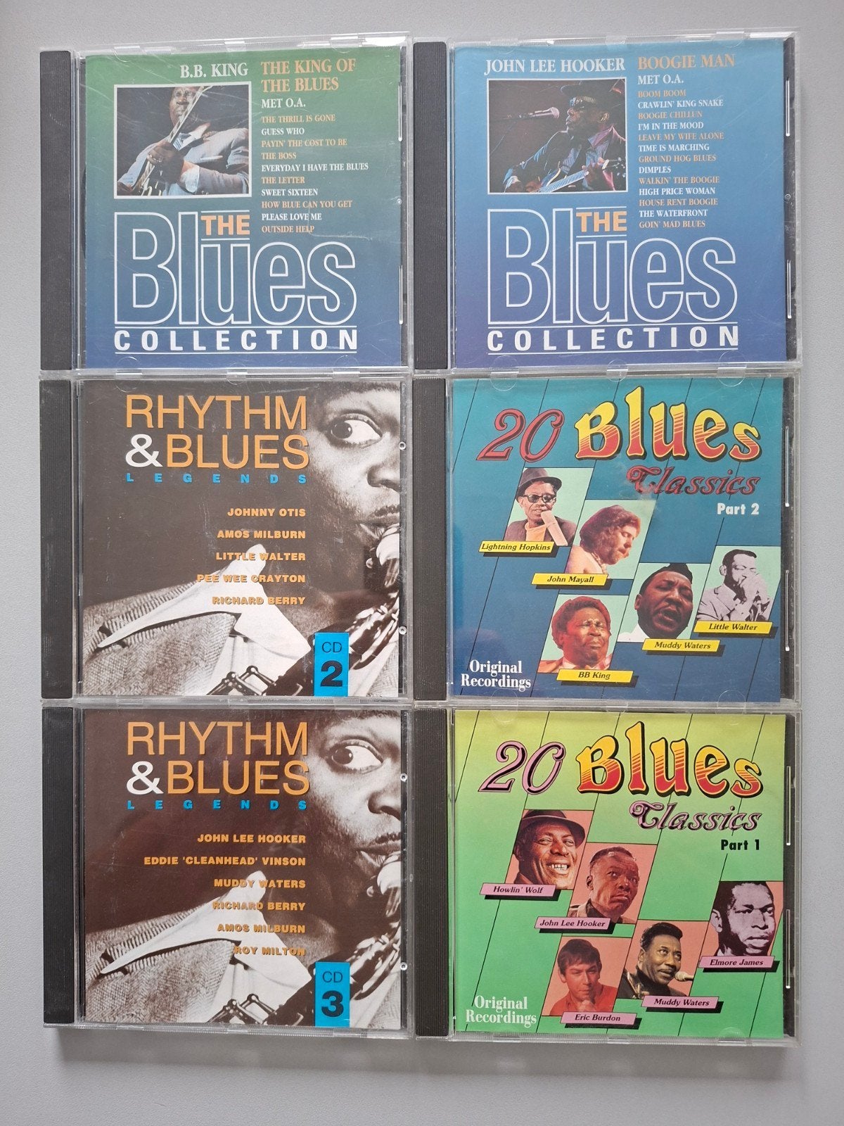 6 Blues cd's, Ophalen, Gebruikt, Blues