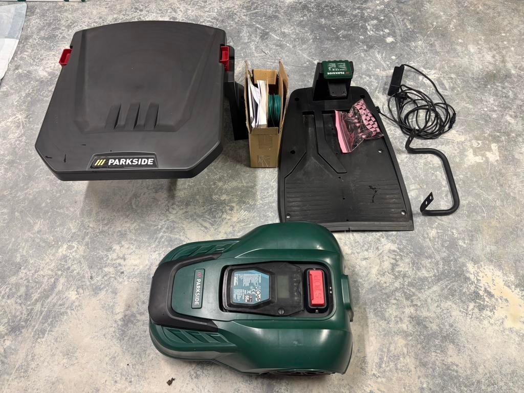 Parkside robot maaier 1000m2, Enlèvement, Utilisé, 20 à 25 cm, Contrôlable via l'application