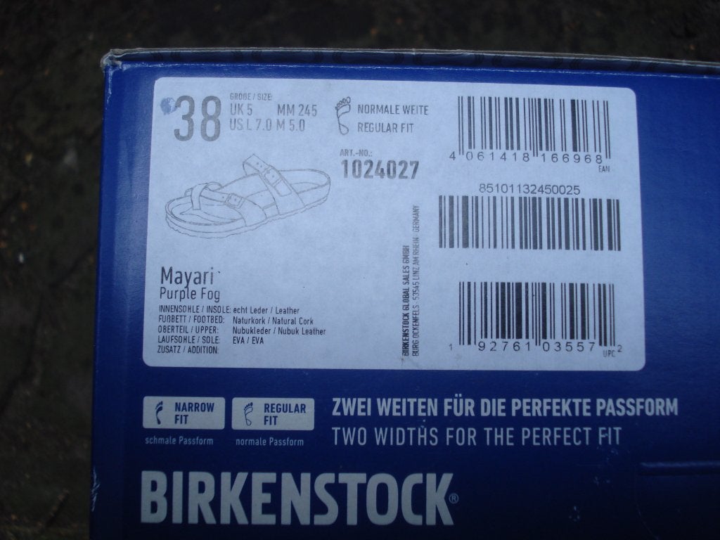 Birkenstock Mayari Lila 38 nieuw Gratis verzending per post, Neuf, Autres couleurs, Envoi, Sandales de bain