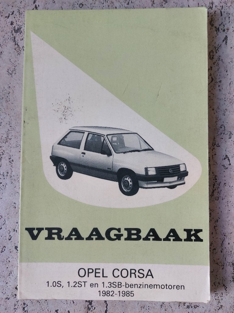 Vraagbaak opel corsa 1982-1985, Enlèvement