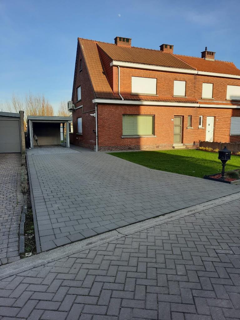 70 m² Betonklinkers (21,5 x 21,5 x 6 cm)–Grijs, Enlèvement, Utilisé, 10 m²² ou plus, Briques