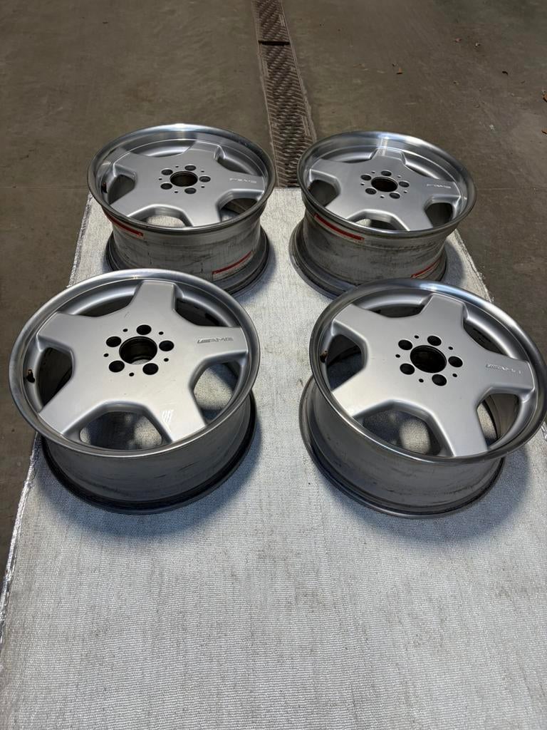 AMG MONOBLOCK BREEDSET 18” STYLING 1, Auto-onderdelen, Banden en Velgen, Ophalen, 18 inch, Gebruikt, Velg(en)