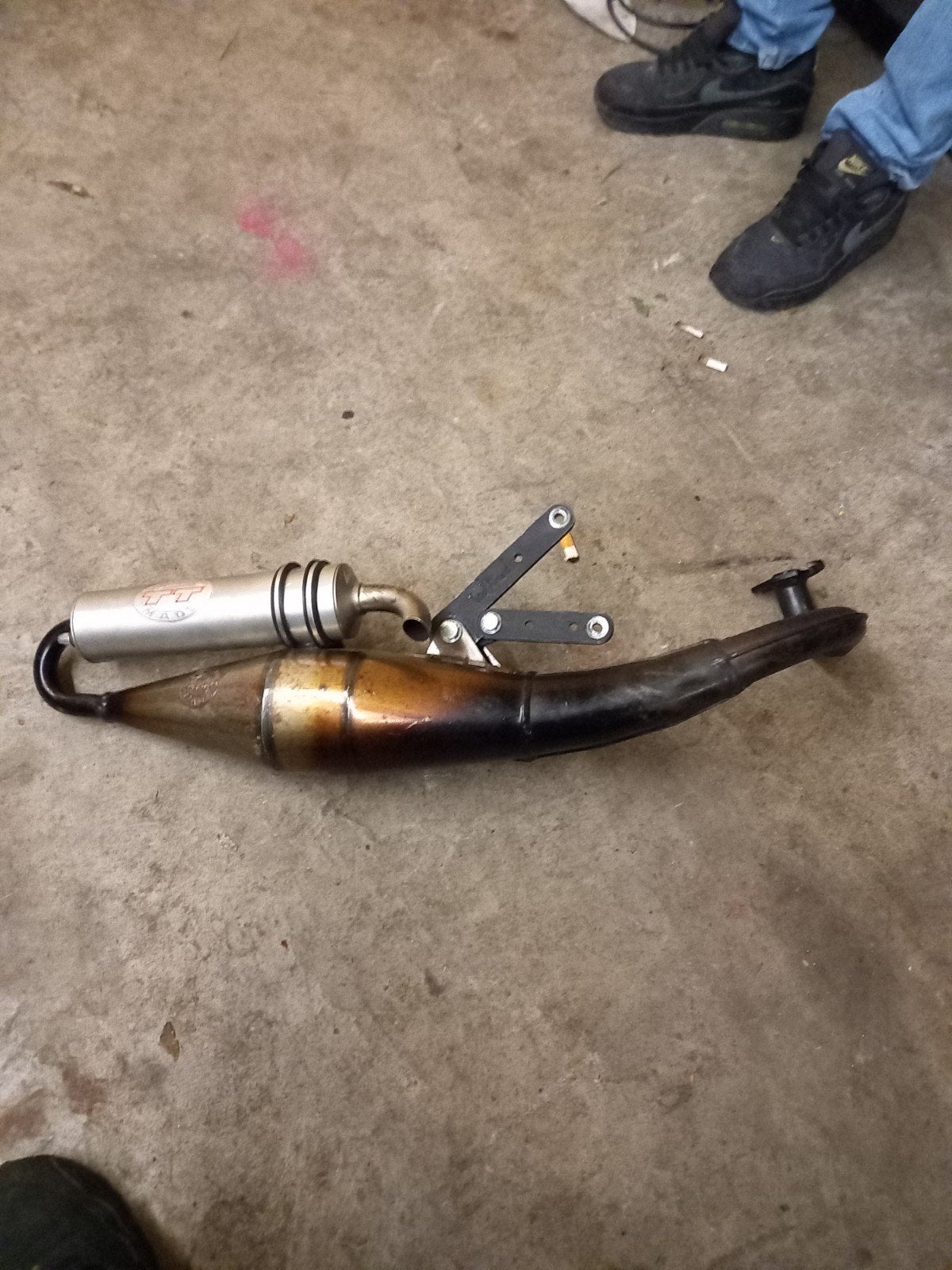 leovice tt hand made uitlaat, Fietsen en Brommers, Ophalen