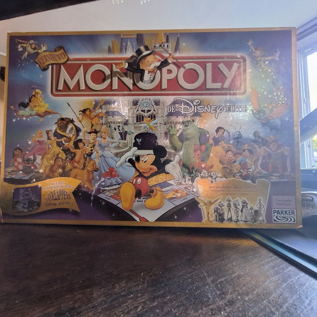 Monopoly (Disney-editie 2005), Vijf spelers of meer, Verzenden, Gebruikt, Hasbro