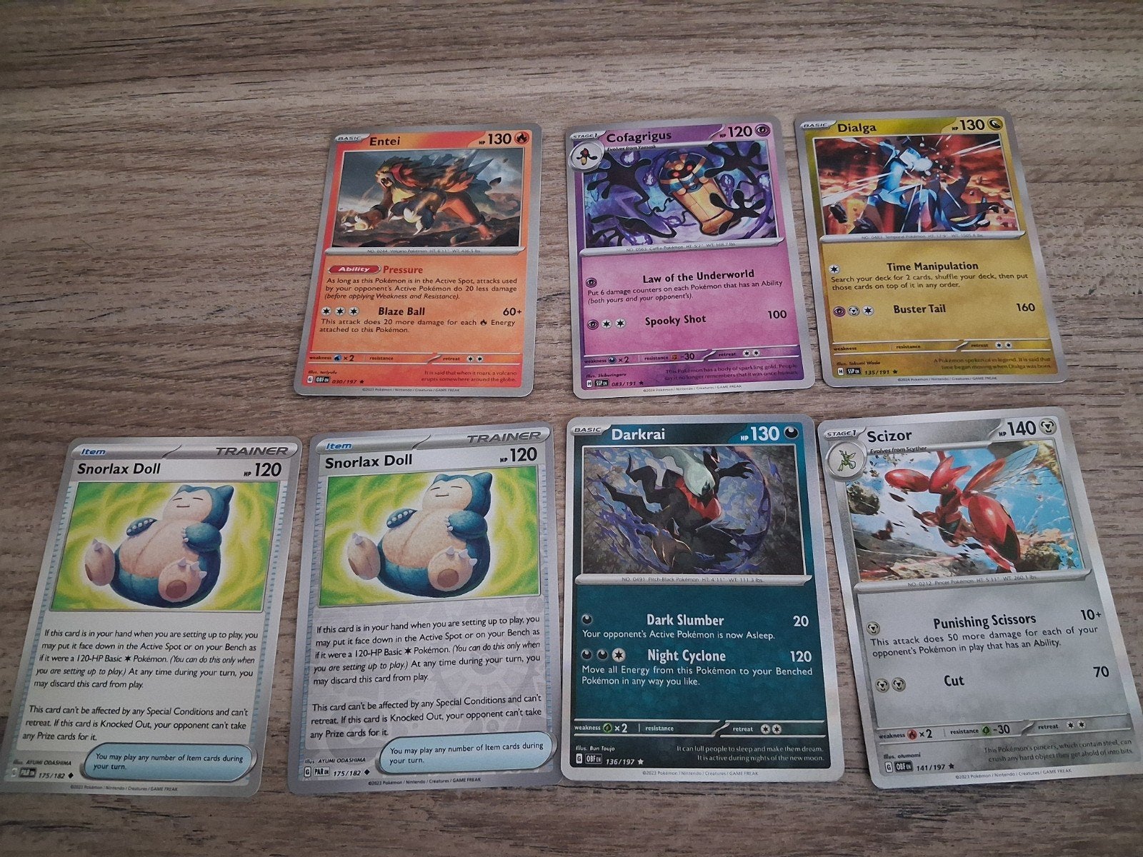 Pokemon kaart lotje 7 stuks., Ophalen, Nieuw