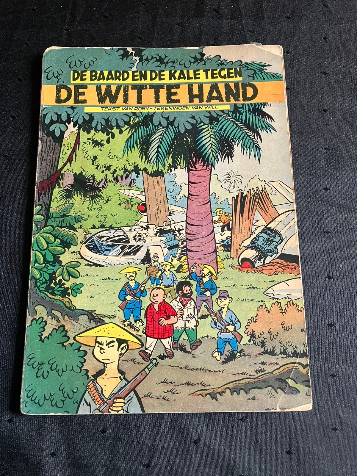 De Baard en de Kale tegen de Witte Hand - 1e druk 1956., Eén stripboek, Ophalen of Verzenden, Zo goed als nieuw