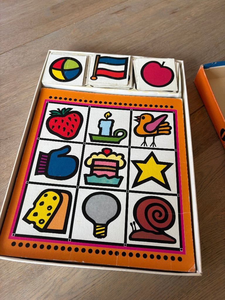 Vintage jumbo plaatjes lotto, Ophalen of Verzenden