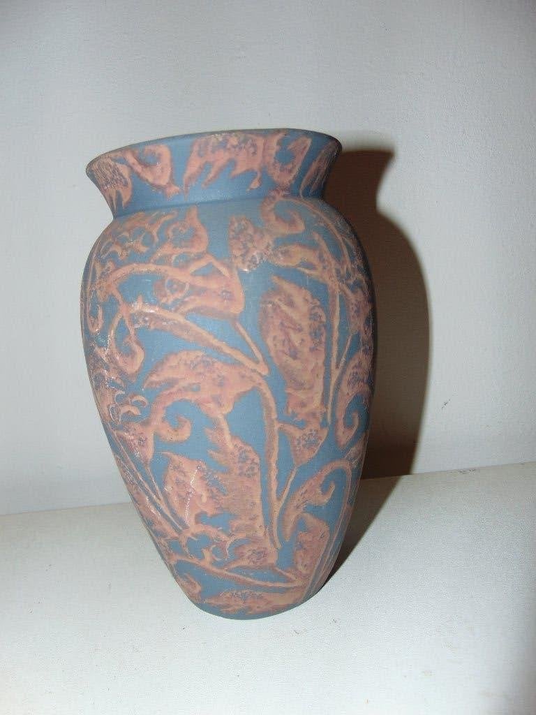 Retro West Germany vaas 20 cm, Ophalen of Verzenden, Huis en Inrichting