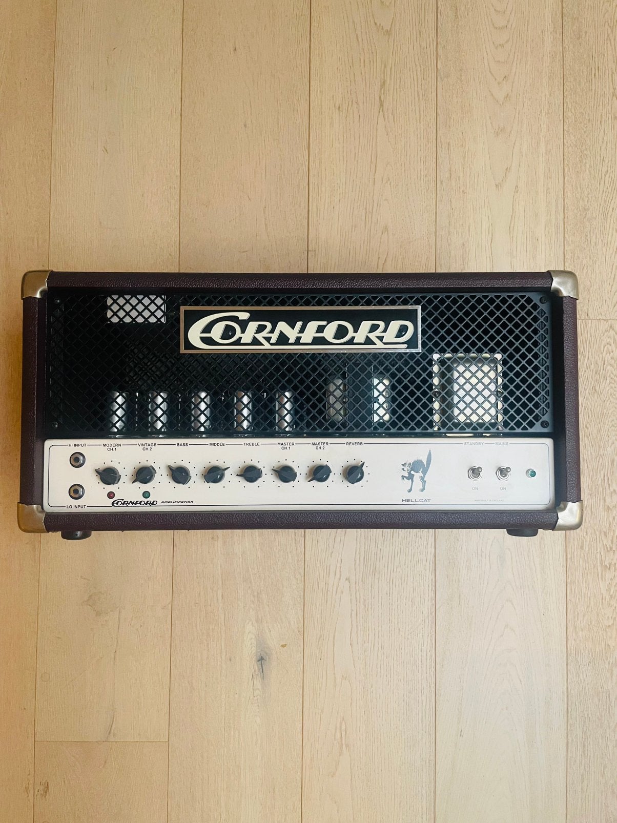 Cornford Hellcat head amp, Enlèvement, Utilisé