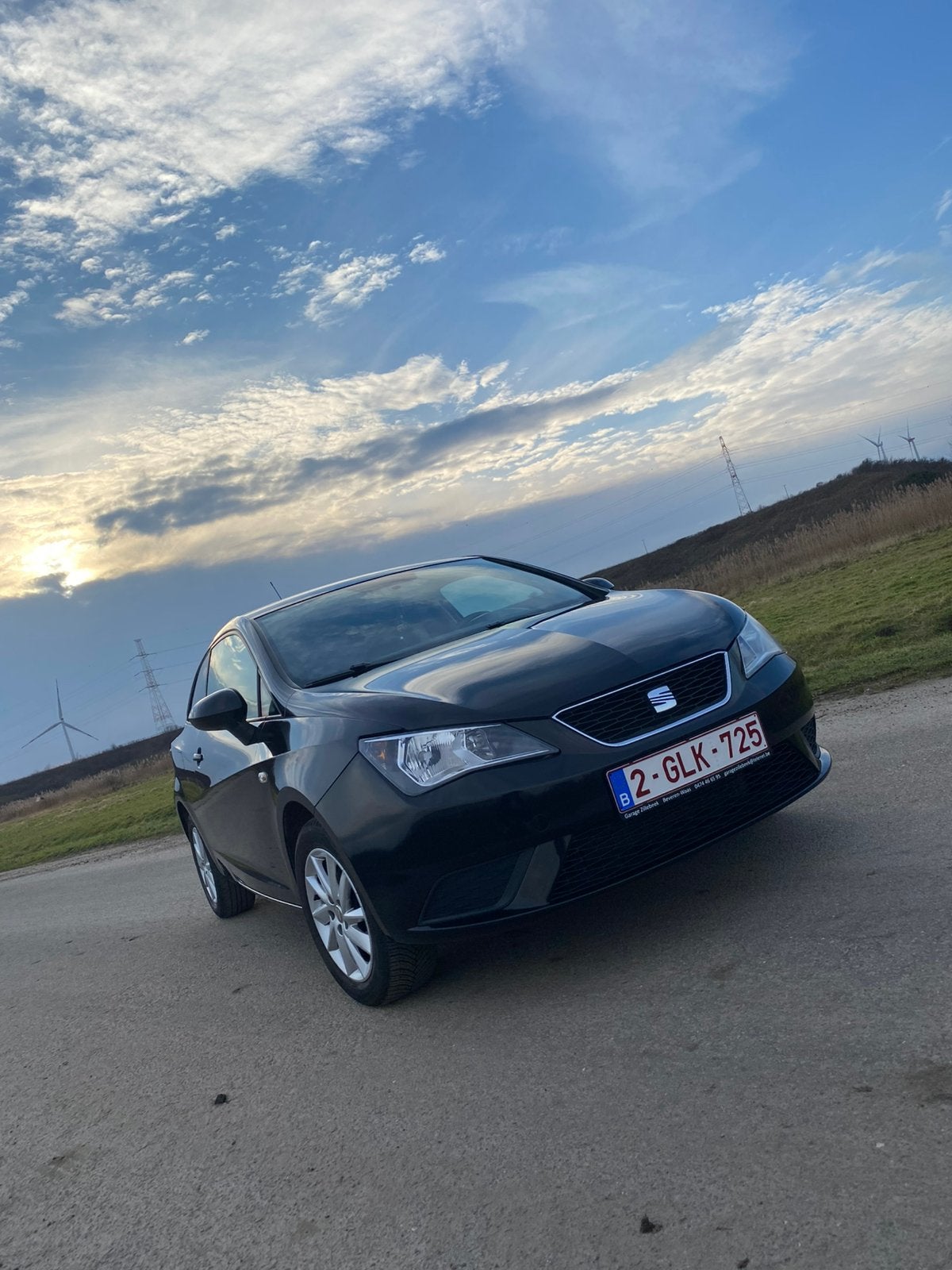 Seat ibiza zeer nette staat, Auto's, Voorwielaandrijving, Stof, Zwart, Parkeersensor