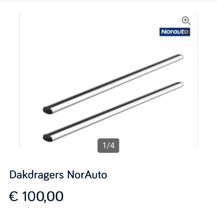 Dakdragers Norauto, Ophalen of Verzenden, Zo goed als nieuw
