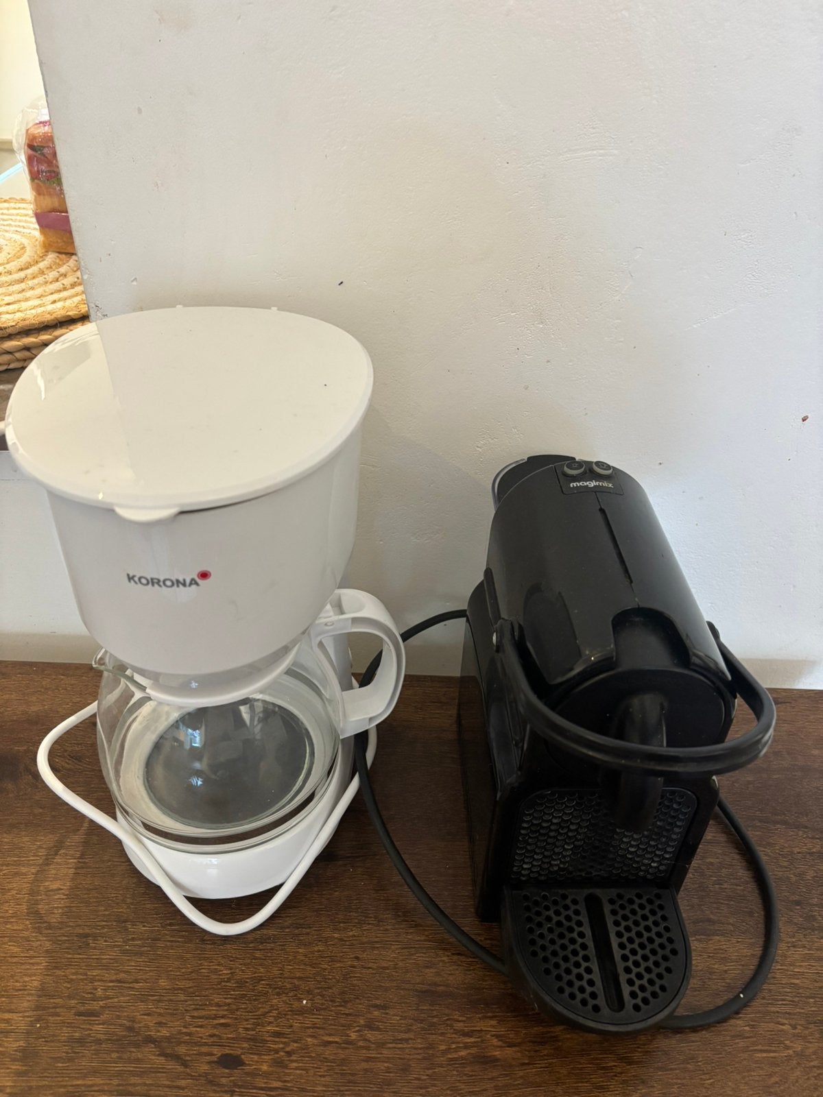 Lot machine expresso et cafetière, Electroménager, Enlèvement, Comme neuf, Cafetière