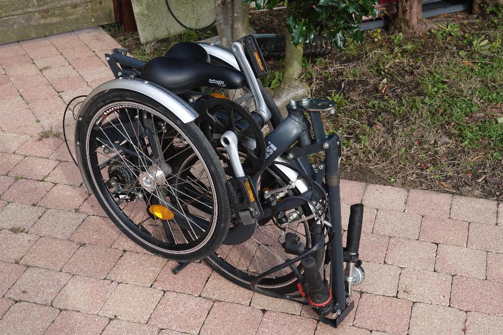 Plooibare driewielfiets DI BLASI, Ophalen, Velgrem