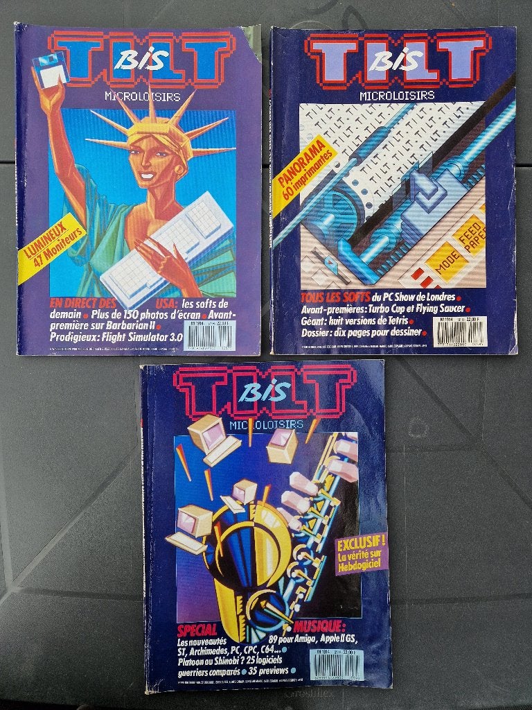 Tilt Bis Microloisirs 57H 58H 59H 1988 magazines, Enlèvement ou Envoi, Utilisé, Autres types