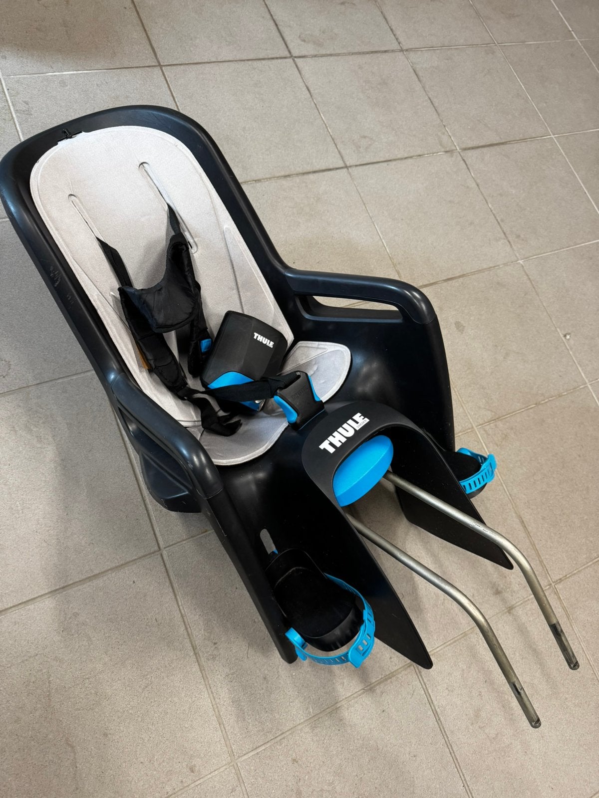 Thule RideAlong, Vélos & Vélomoteurs, Accessoires vélo | Sièges de vélo, Enlèvement, Utilisé, Siège arrière, Repose-pieds