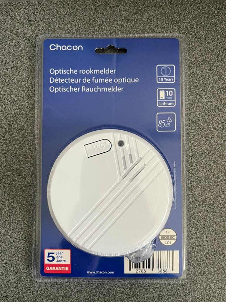 Chacon optische rookmelder, Enlèvement ou Envoi, Neuf, Détecteur, Capteur ou Alarme, Fumée