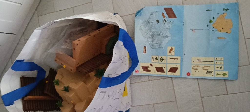 Fort brave playmobil, Enlèvement, Utilisé, Playmobil en vrac