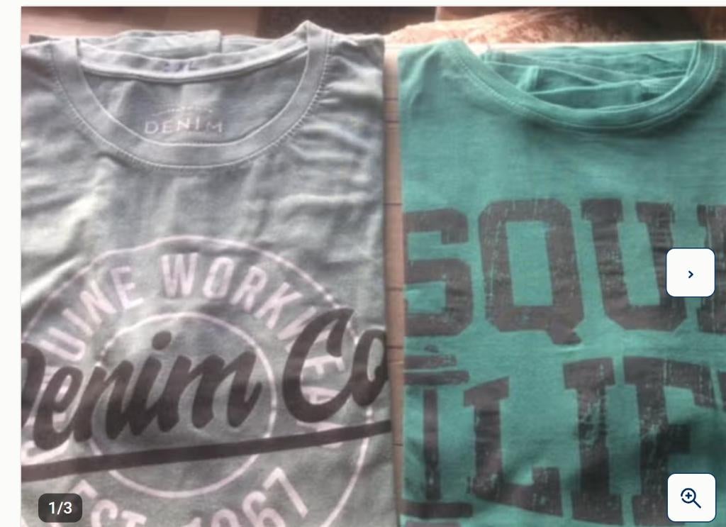 2 T shirten maat XXL, Kleding | Heren, T-shirts, Ophalen of Verzenden, Zo goed als nieuw, Overige maten