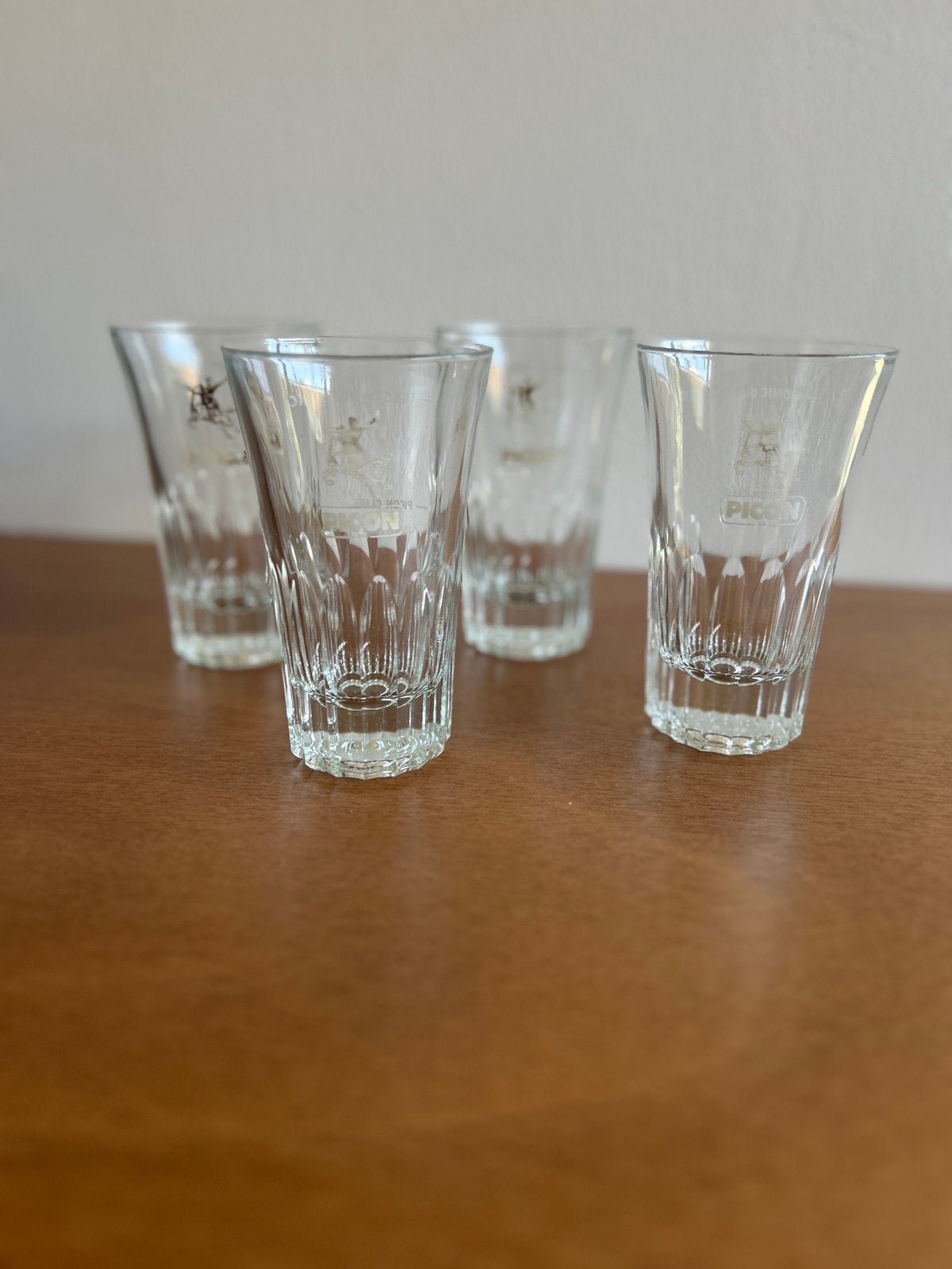 Set van 4 picon glazen, Ophalen, Gebruikt, Overige typen