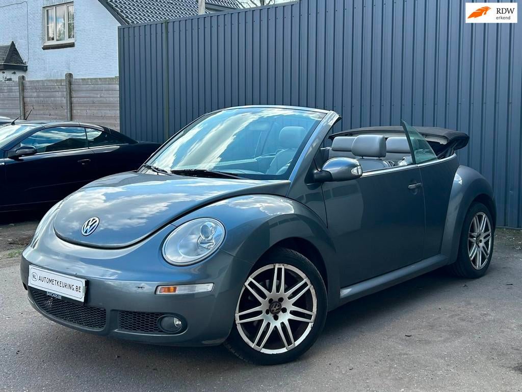 Volkswagen New Beetle Cabriolet 1.9 TDI Trendline Gekeurd VV, Autos, Cuir, Achat, 105 ch, Entreprise