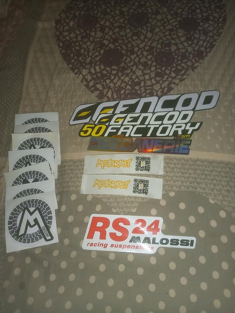 autocollant, Motos, Enlèvement