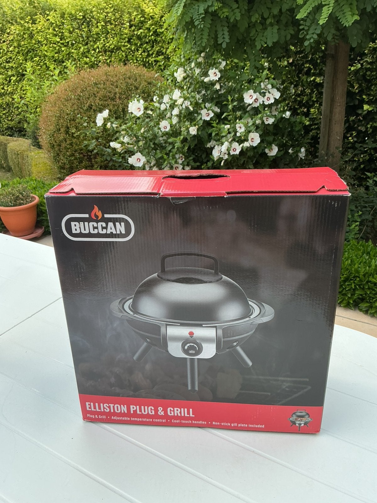 Kleine elektrische barbecue., Jardin & Terrasse, Barbecues électriques, Enlèvement, Neuf
