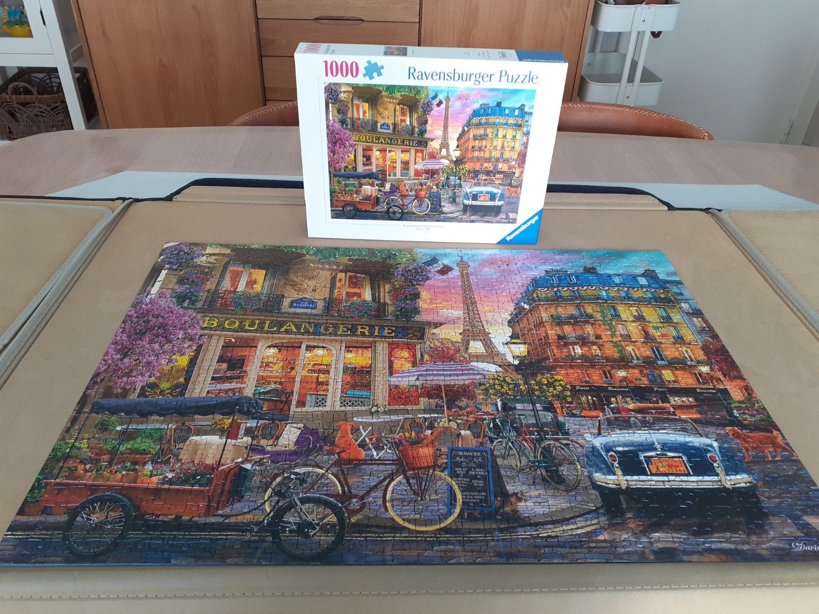 Puzzel Ravensburger Parijs 1000 stuks, Ophalen of Verzenden, 500 t/m 1500 stukjes, Zo goed als nieuw