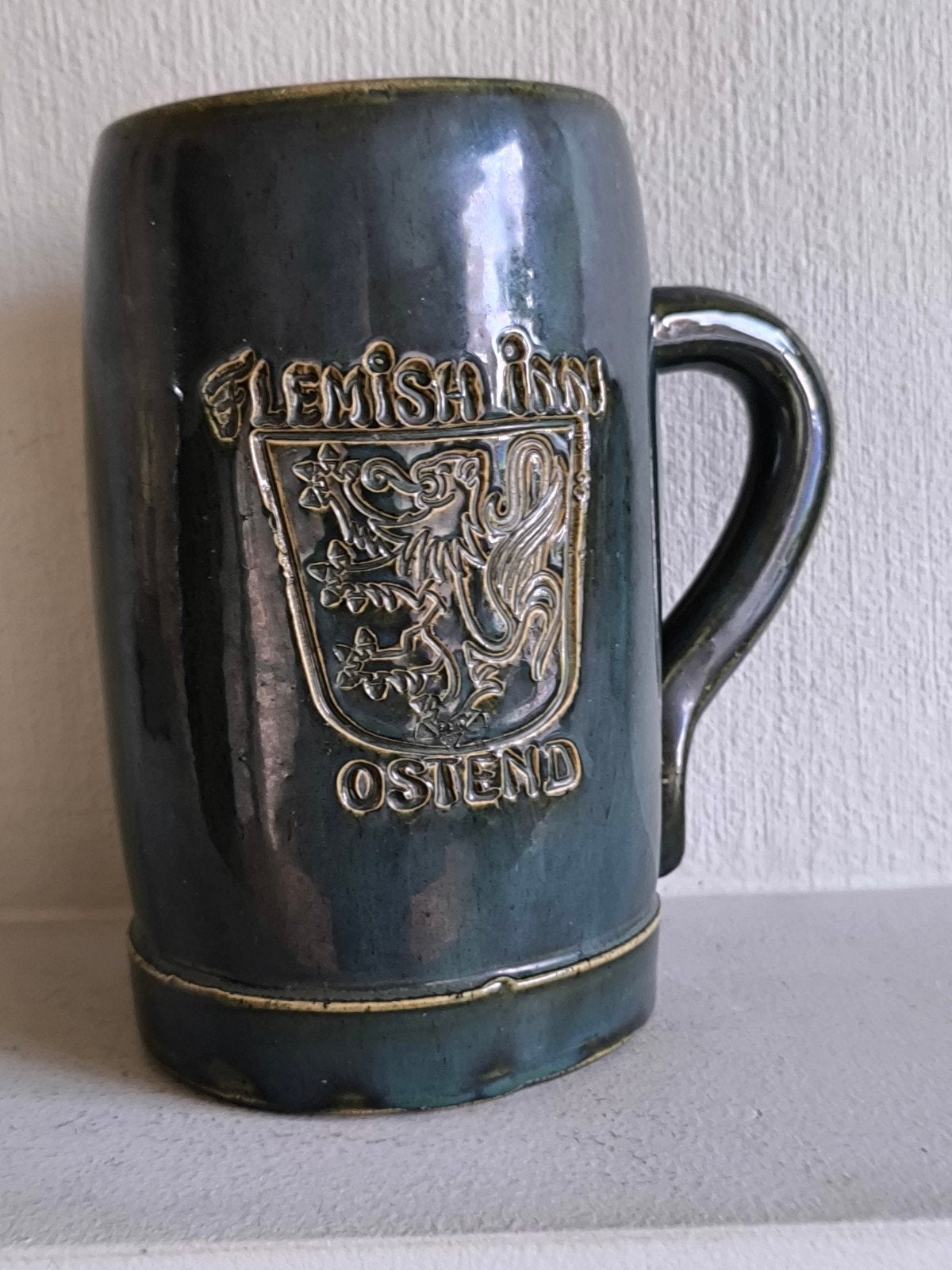 Grote vintage bierpul, Flemish Inn Ostend, Ophalen of Verzenden